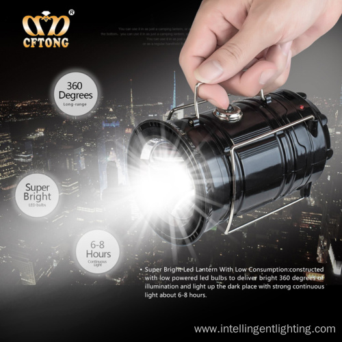 LED Solar Camping Lantern Emergency Light